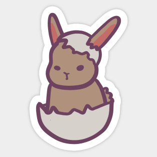 Easter Bunny Hatchling Sticker